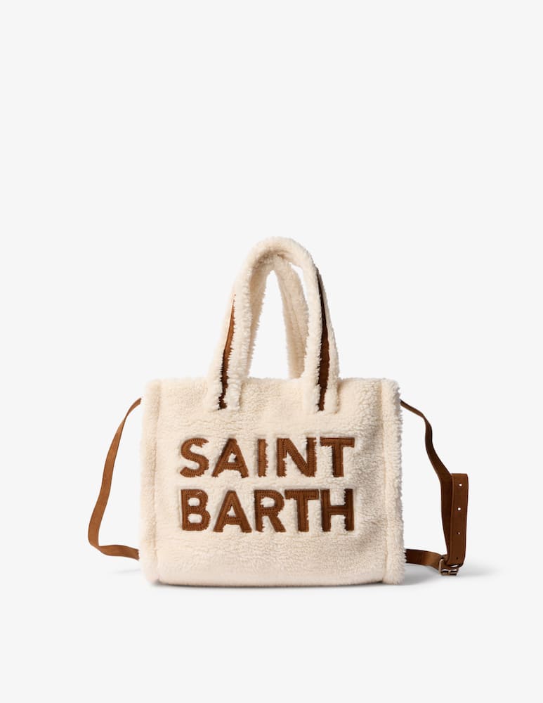 rinascente MC2 Saint Barth Faux fur tote bag with