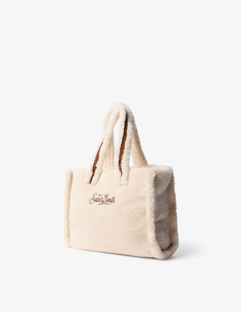 rinascente MC2 Saint Barth Faux fur tote bag with