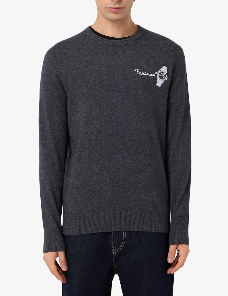 rinascente MC2 Saint Barth Heron crewneck sweater