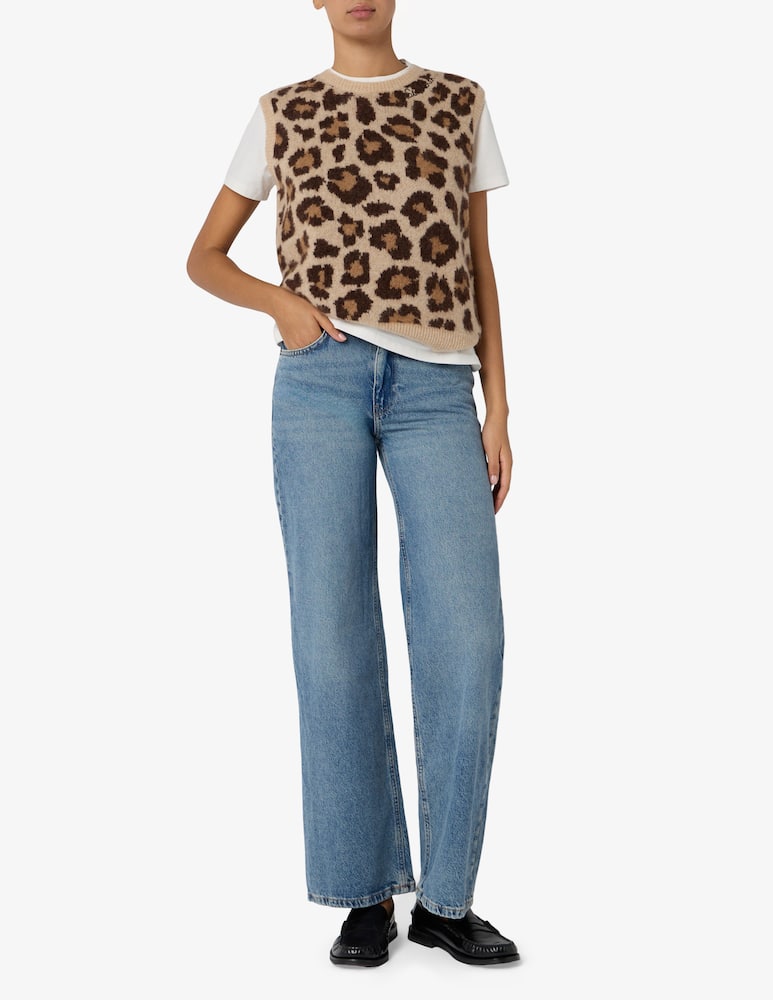 rinascente MC2 Saint Barth Leopard print vest