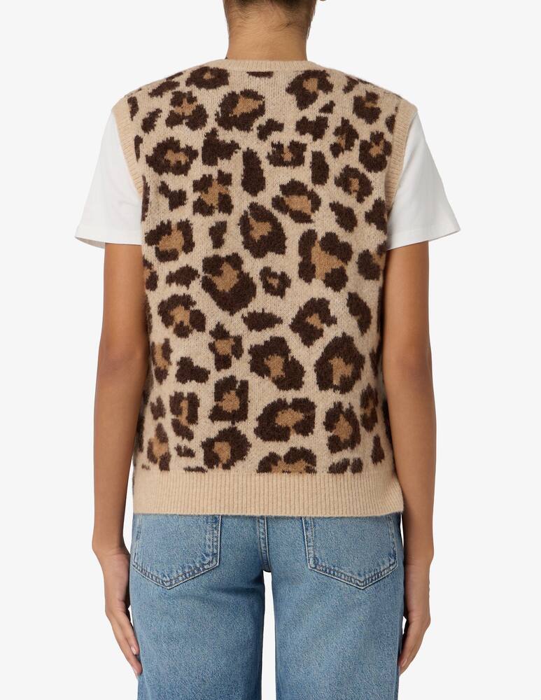 rinascente MC2 Saint Barth Leopard print vest