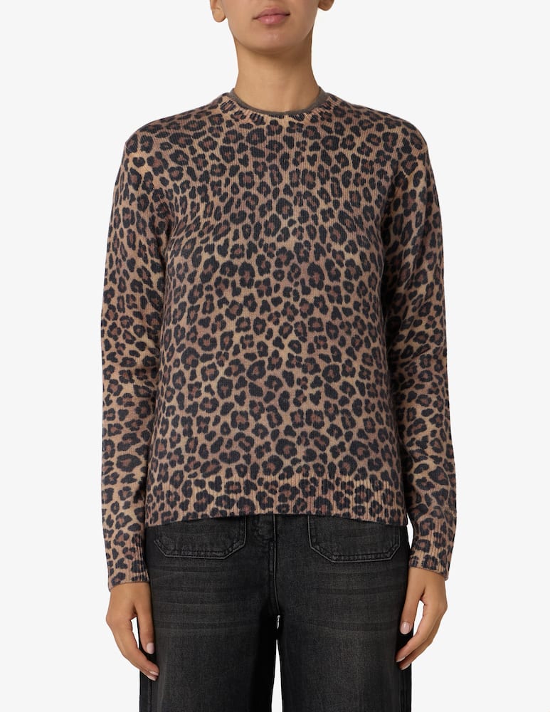 rinascente MC2 Saint Barth Printed leopard jumper