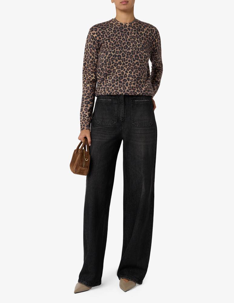 rinascente MC2 Saint Barth Printed leopard jumper