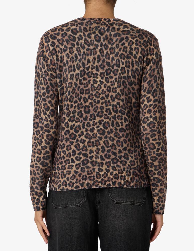 rinascente MC2 Saint Barth Printed leopard jumper