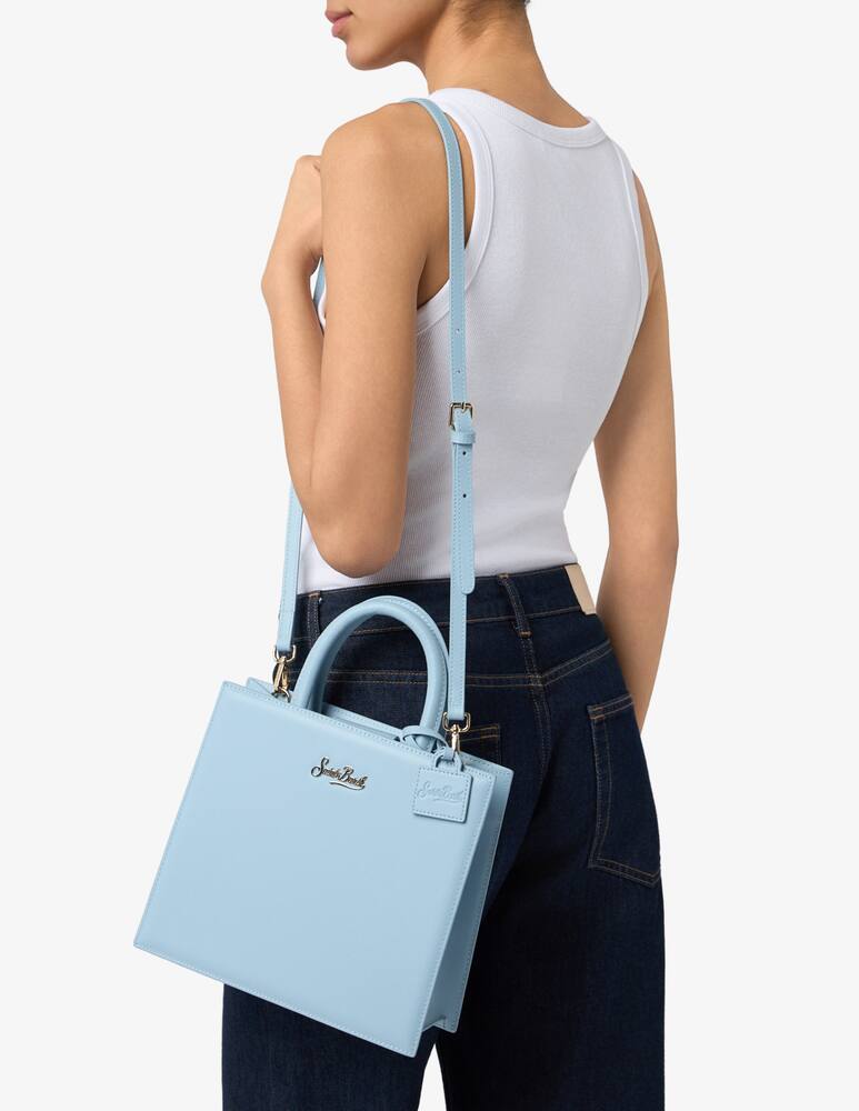 rinascente MC2 Saint Barth Borsa shopper in pelle con tracolla