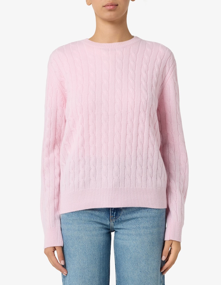 rinascente MC2 Saint Barth Roundneck braid sweater