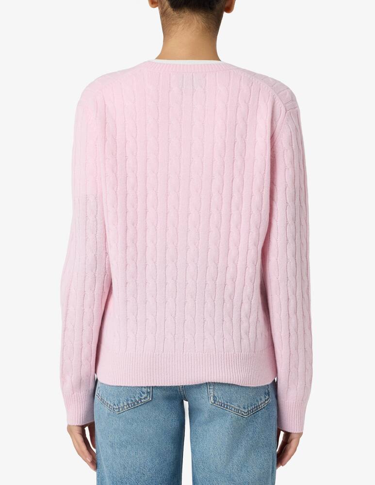 rinascente MC2 Saint Barth Roundneck braid sweater