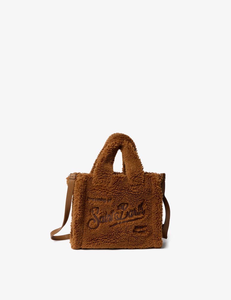 rinascente MC2 Saint Barth Faux fur tote bag
