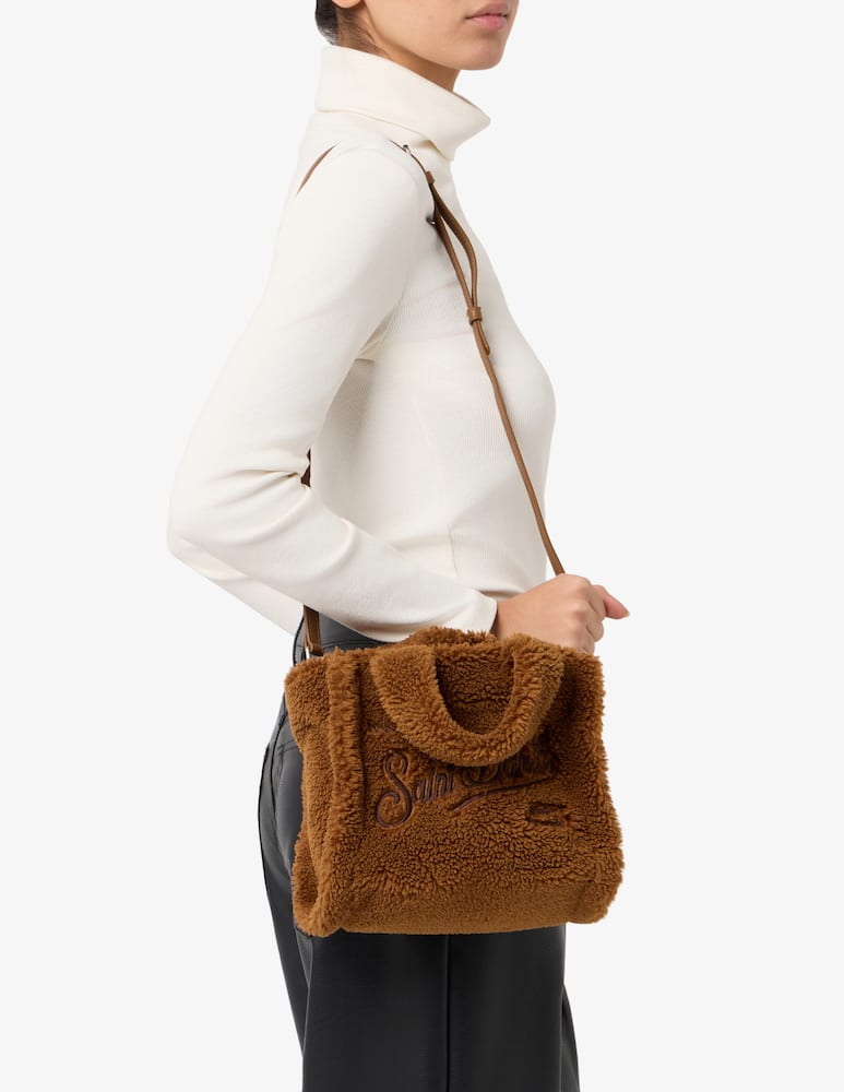 rinascente MC2 Saint Barth Faux fur tote bag
