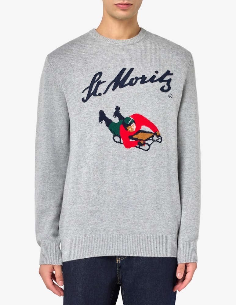 rinascente MC2 Saint Barth Heron round-neck sweater