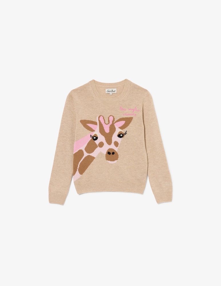 rinascente MC2 Saint Barth Giraffe knit jumper