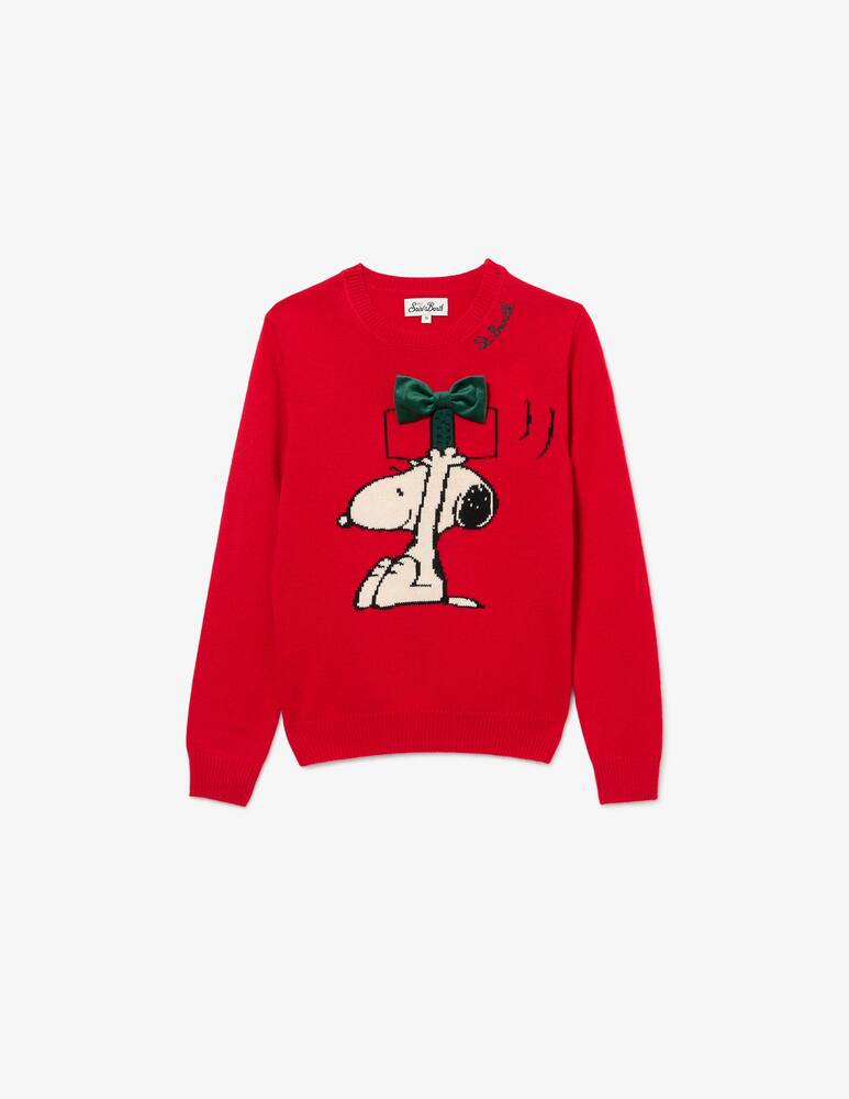 rinascente MC2 Saint Barth Snoopy bow sweater