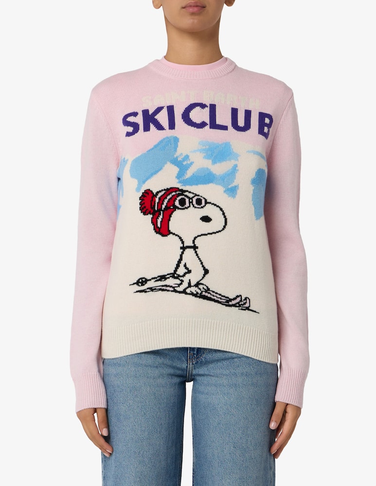 rinascente MC2 Saint Barth Snoopy Ski Club sweater