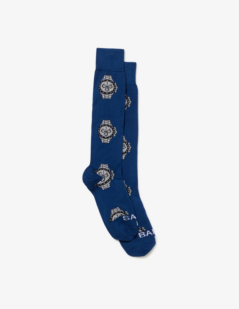 rinascente MC2 Saint Barth Watch motif socks