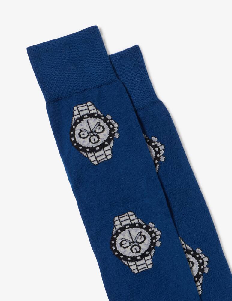 rinascente MC2 Saint Barth Watch motif socks