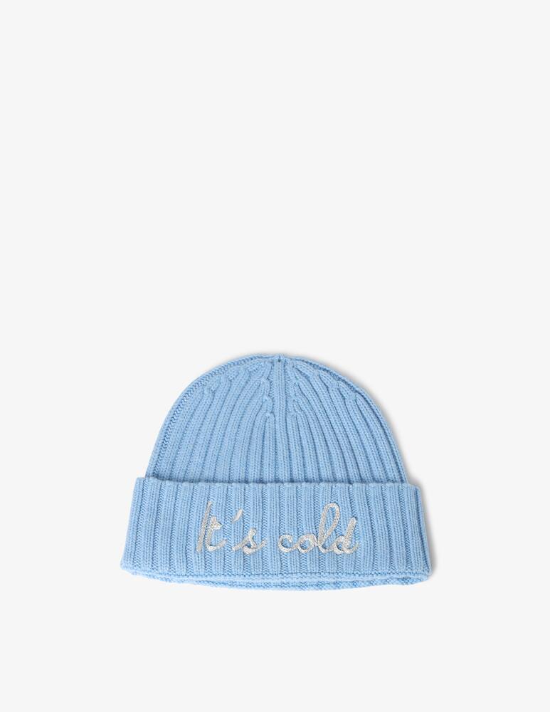 rinascente MC2 Saint Barth Knitted slogan beanie