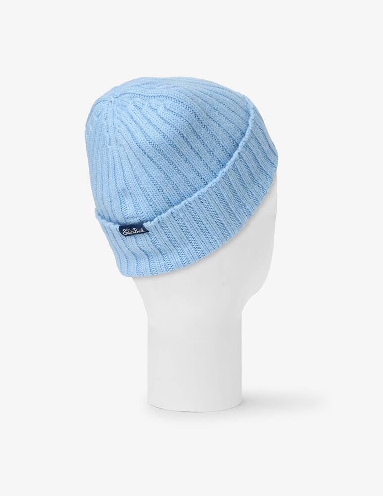 rinascente MC2 Saint Barth Knitted slogan beanie