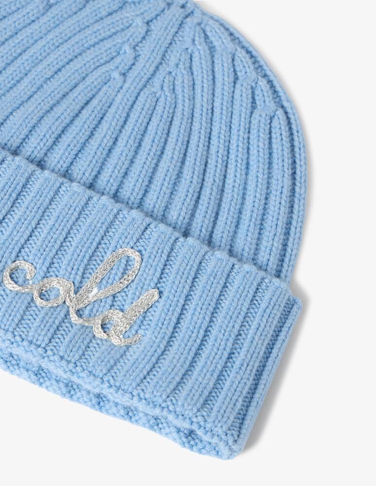 rinascente MC2 Saint Barth Knitted slogan beanie