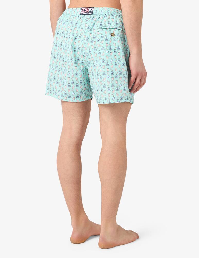 rinascente MC2 Saint Barth Lightning micro print swim shorts