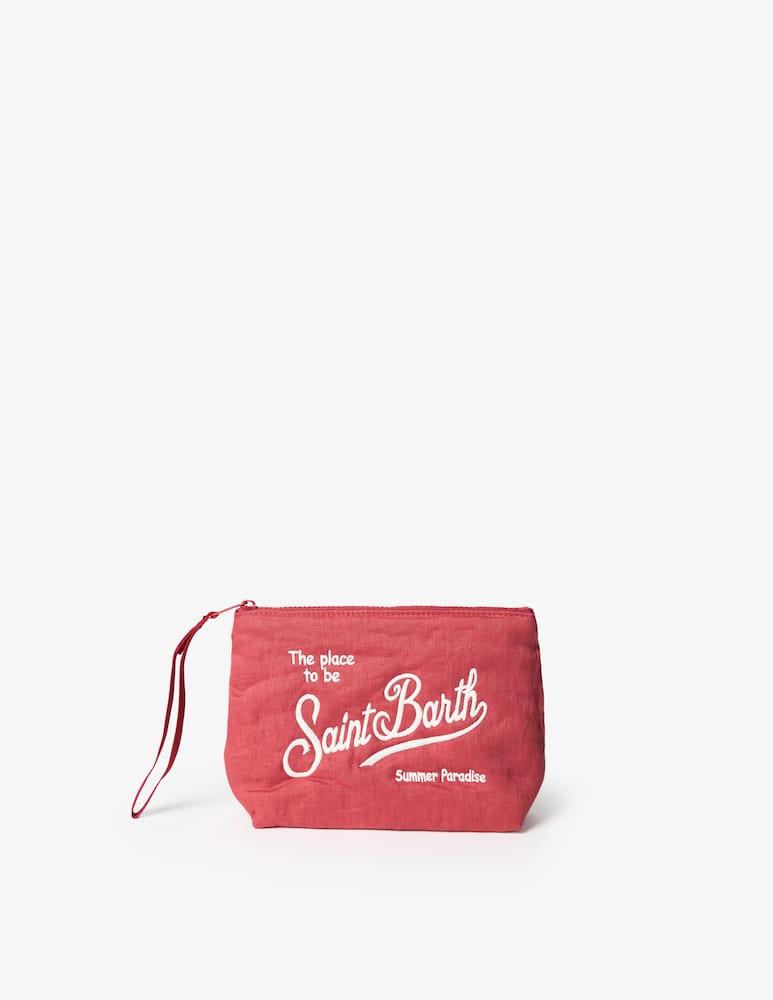 rinascente MC2 Saint Barth Pochette lino mare