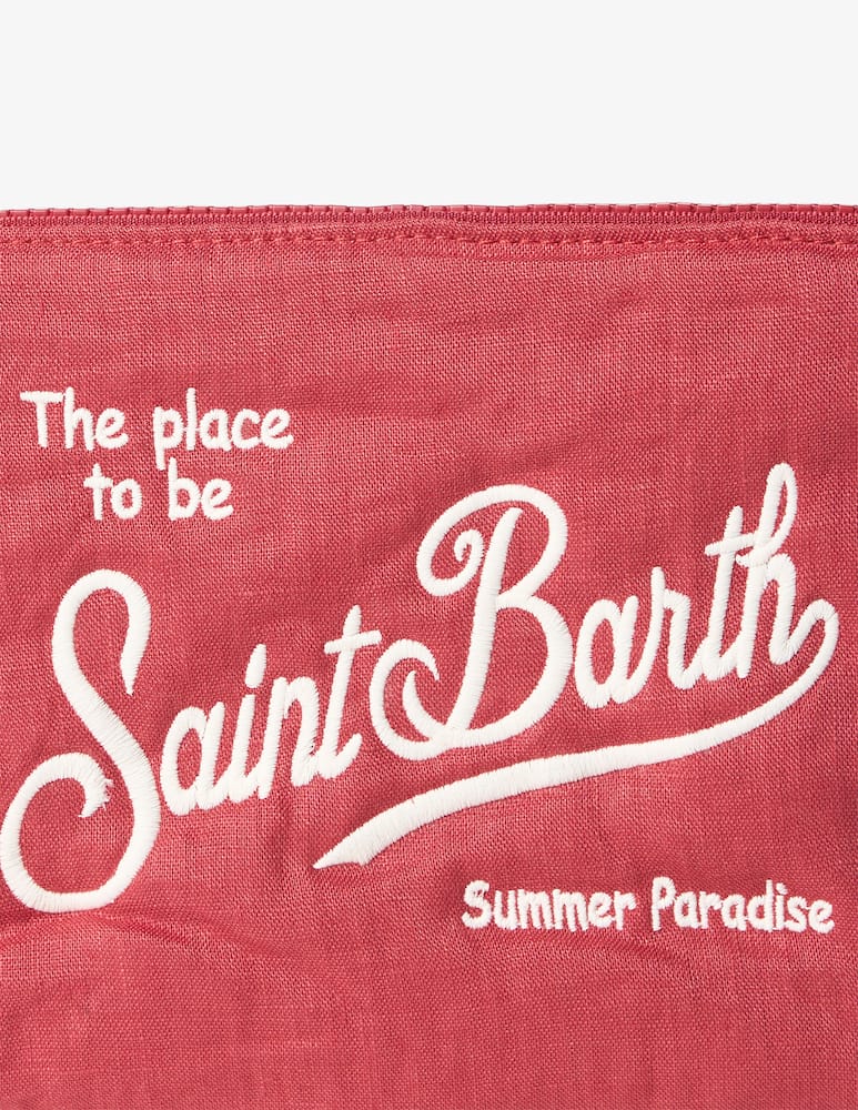 rinascente MC2 Saint Barth Pochette lino mare