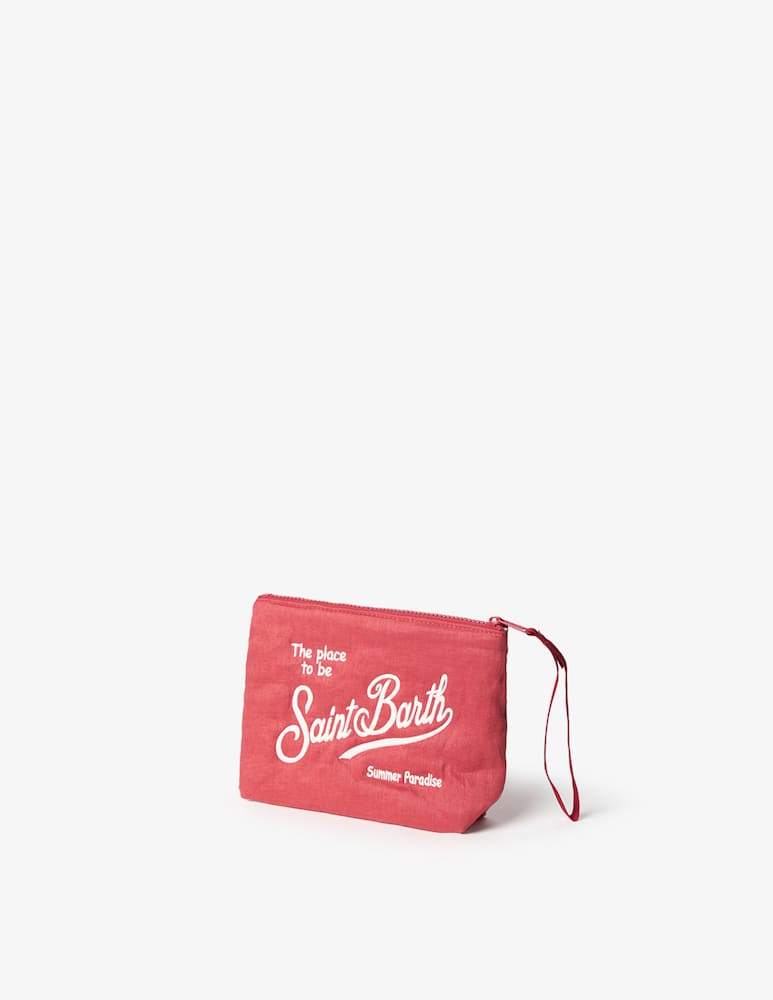 rinascente MC2 Saint Barth Pochette lino mare