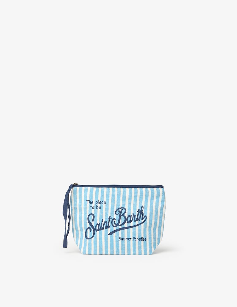 rinascente MC2 Saint Barth Saint Barth striped pochette