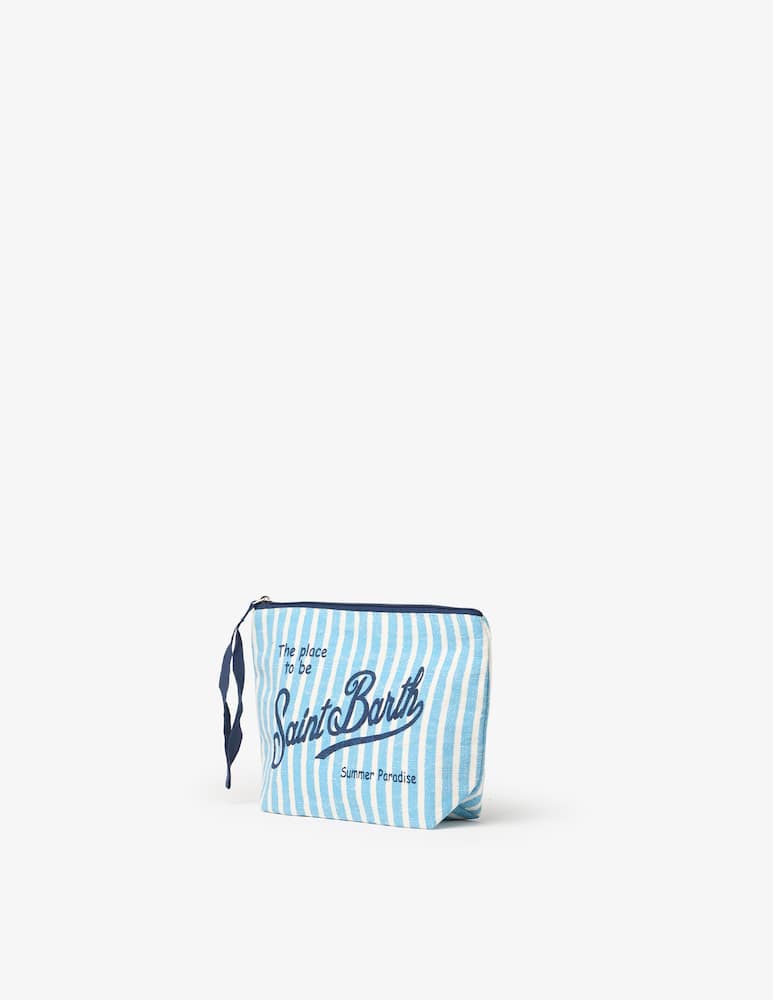 rinascente MC2 Saint Barth Saint Barth striped pochette