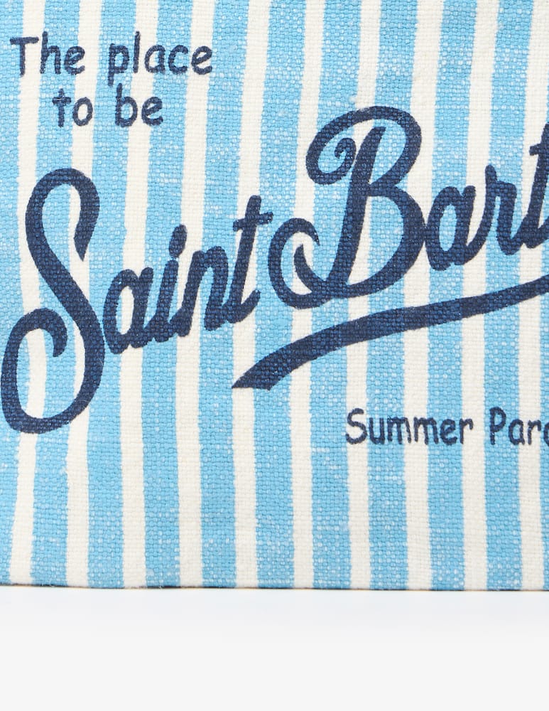 rinascente MC2 Saint Barth Saint Barth striped pochette