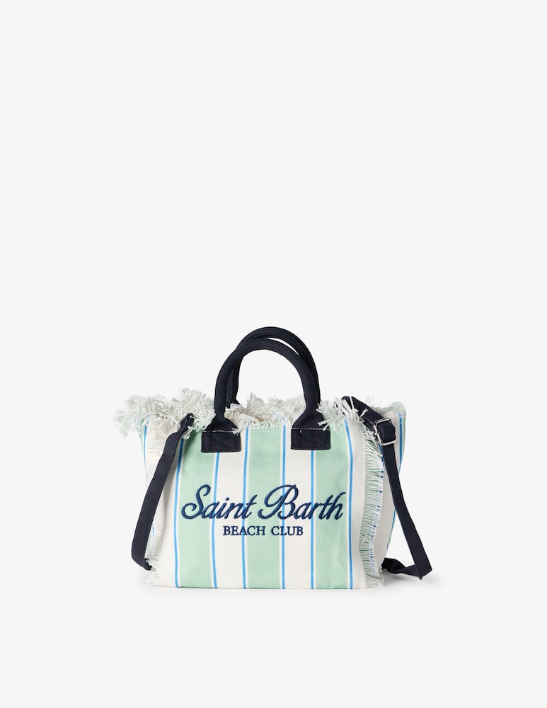 rinascente MC2 Saint Barth Stripe tote bag with shoulder strap