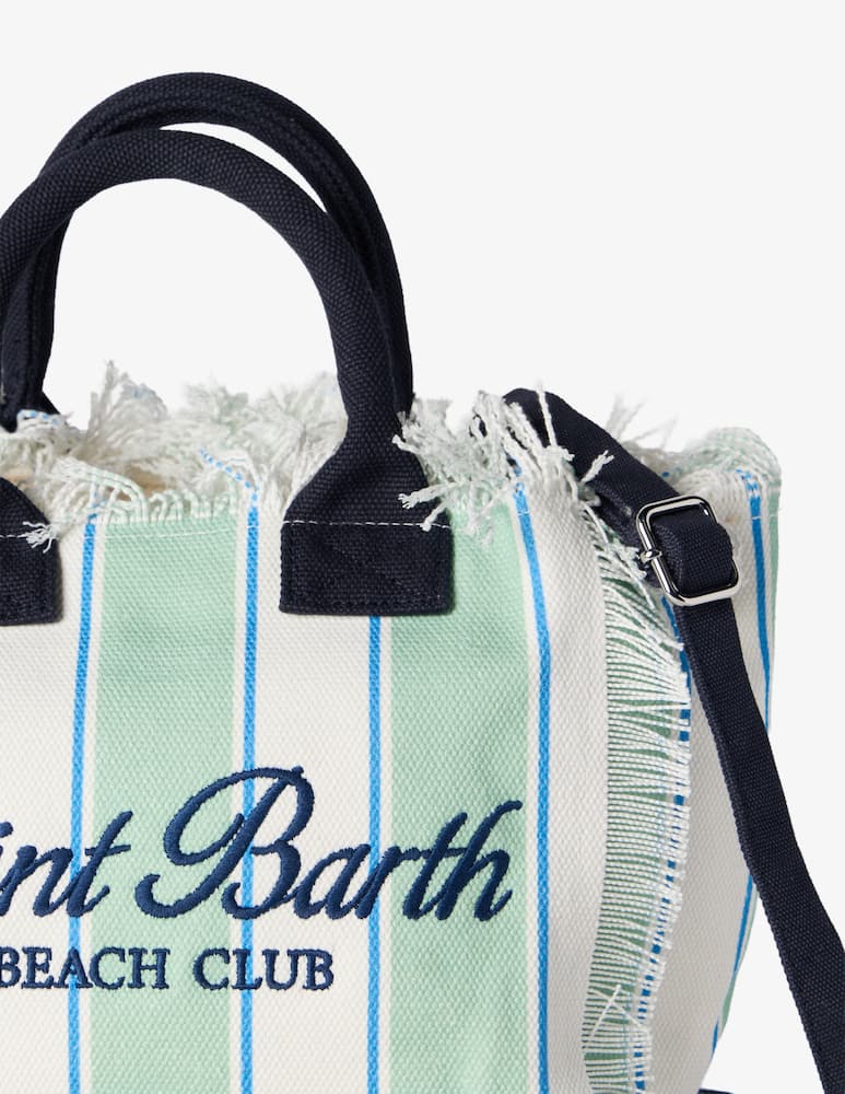 rinascente MC2 Saint Barth Stripe tote bag with shoulder strap
