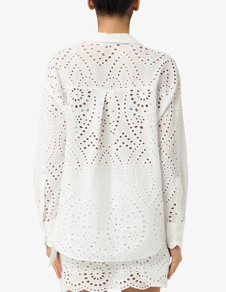 rinascente MC2 Saint Barth Broderie anglaise shirt