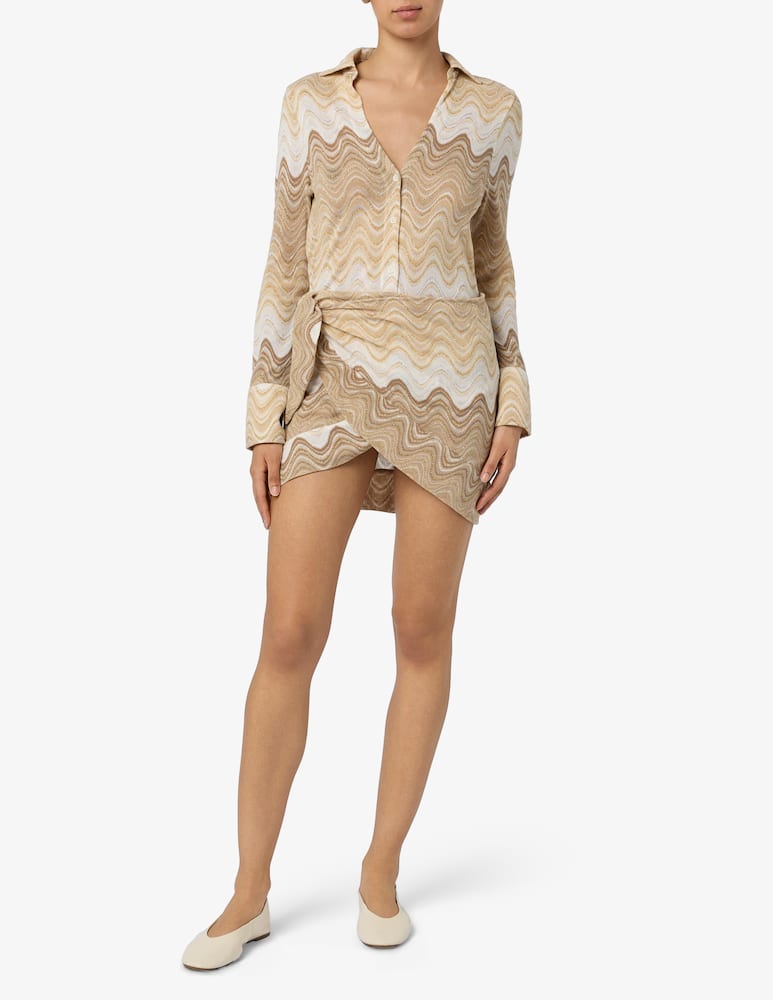 rinascente MC2 Saint Barth Pareo wrap mini skirt