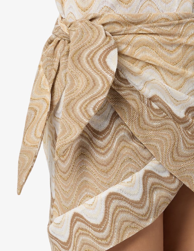 rinascente MC2 Saint Barth Pareo wrap mini skirt