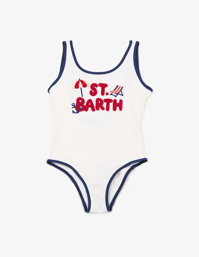 rinascente MC2 Saint Barth St Barth embroidered swimsuit