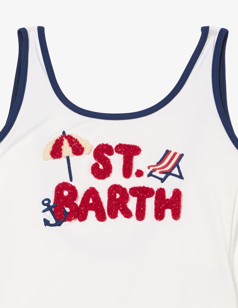rinascente MC2 Saint Barth St Barth embroidered swimsuit