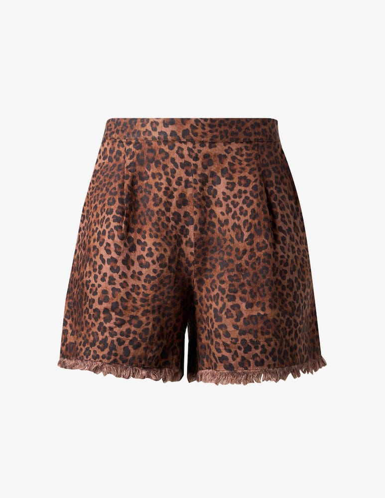 rinascente MC2 Saint Barth Leopard shorts