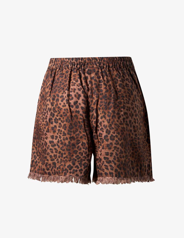 rinascente MC2 Saint Barth Leopard shorts