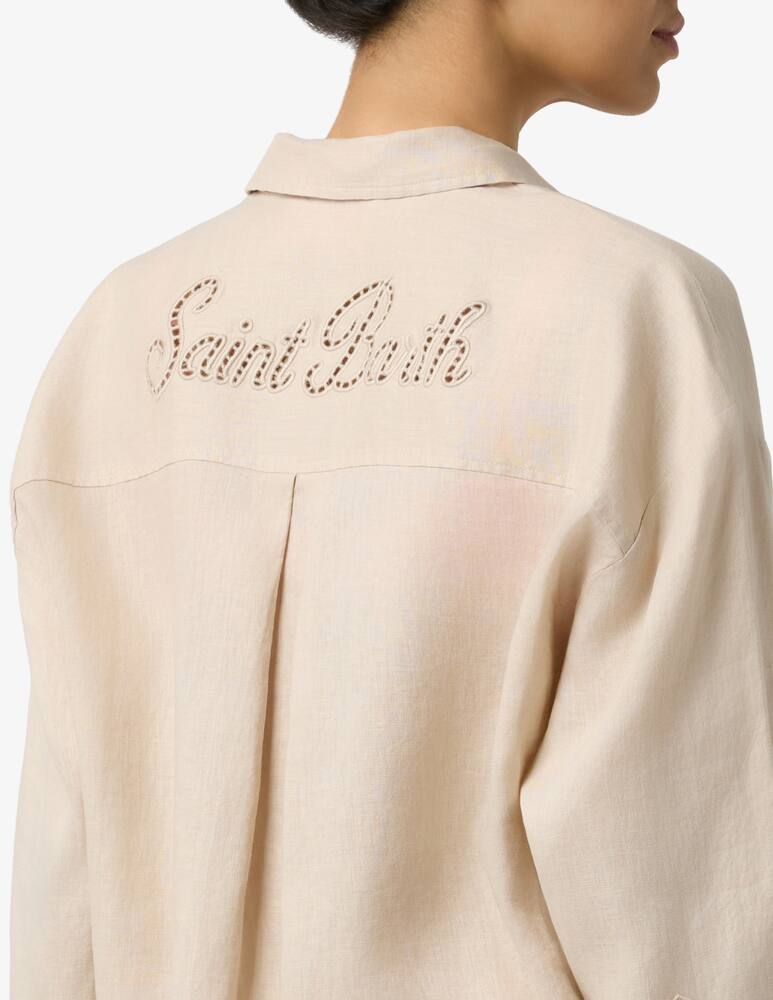 rinascente MC2 Saint Barth Camicia in lino con taschino
