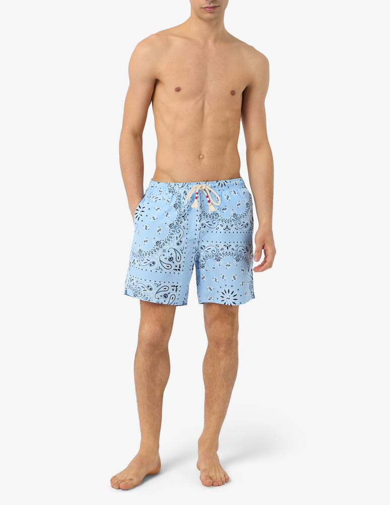 rinascente MC2 Saint Barth Capri paisley swim shorts