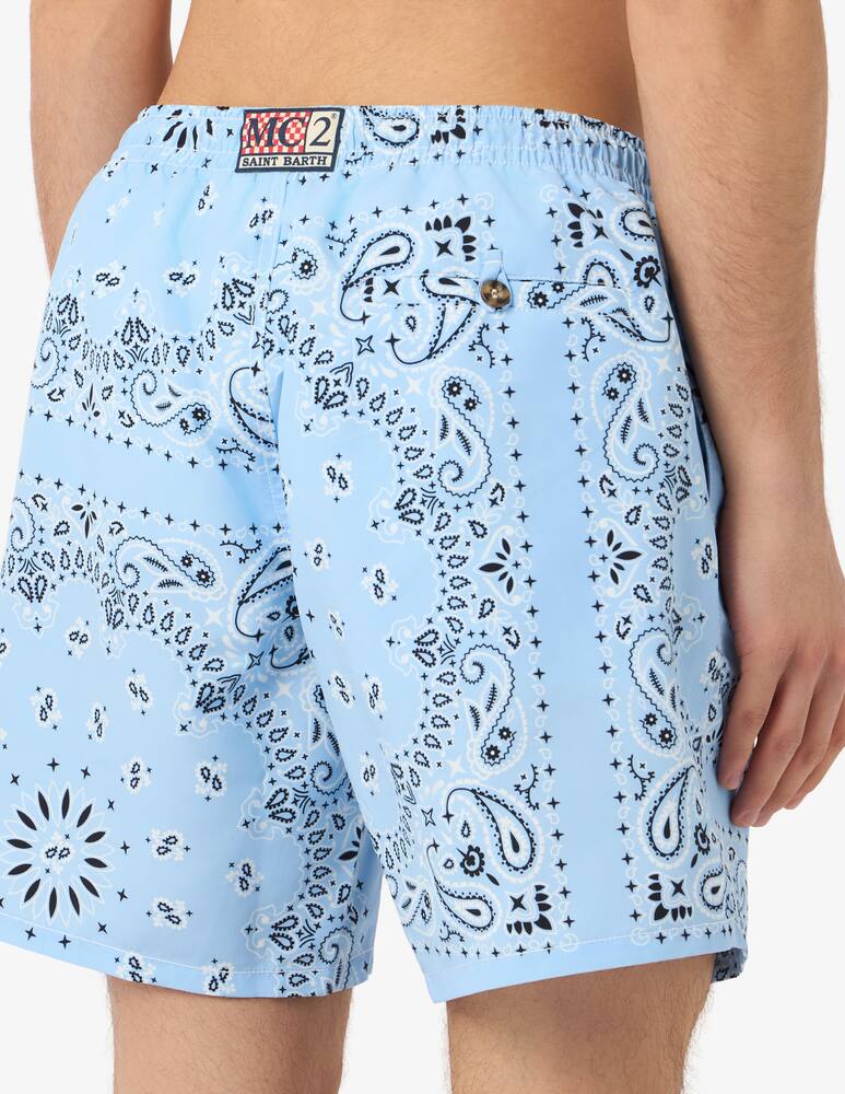 rinascente MC2 Saint Barth Capri paisley swim shorts
