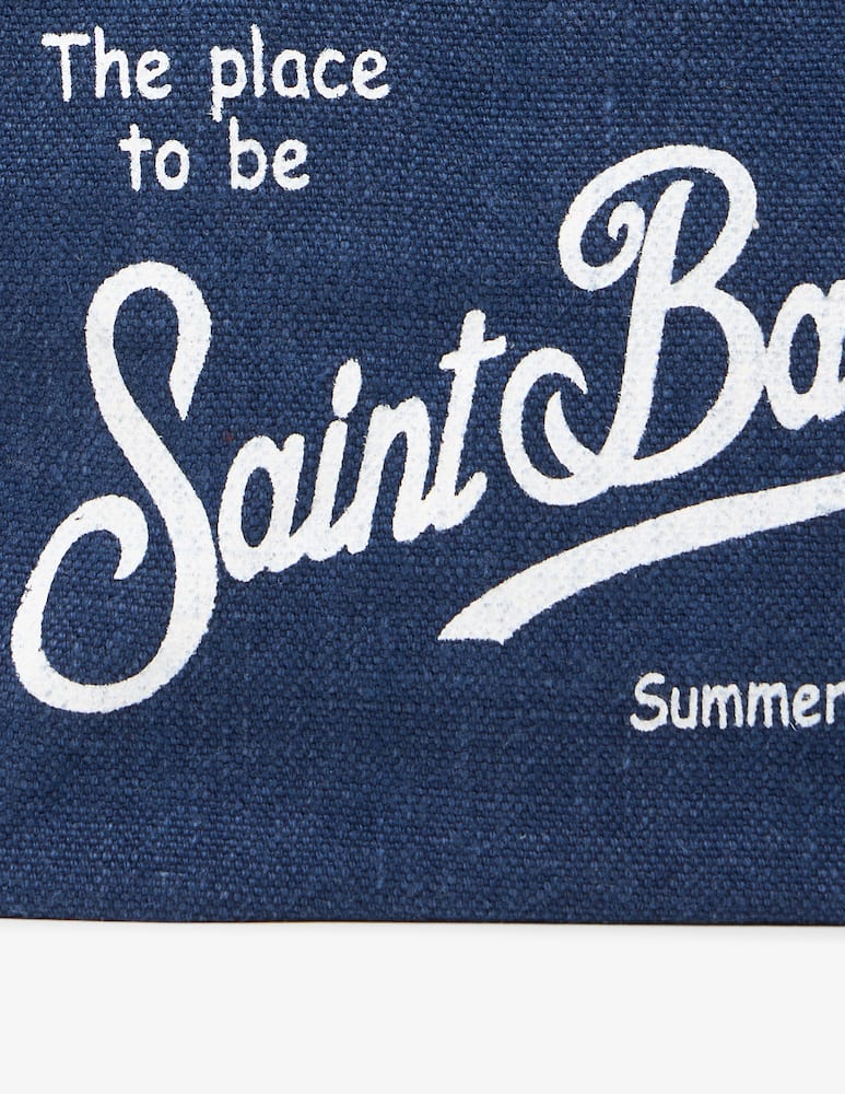 rinascente MC2 Saint Barth Linen pochette pouch