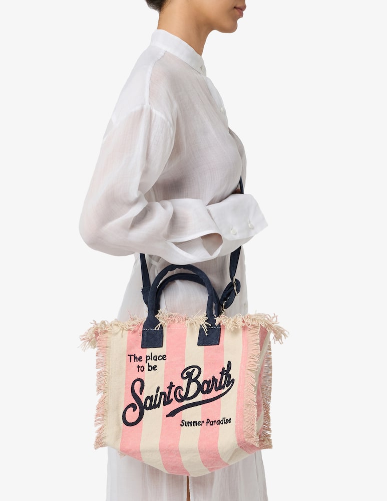 rinascente MC2 Saint Barth Striped shopper bag