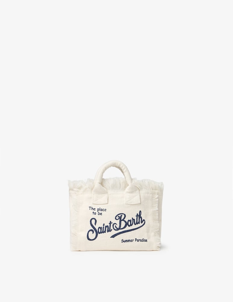 rinascente MC2 Saint Barth Borsa vanity mini in lino