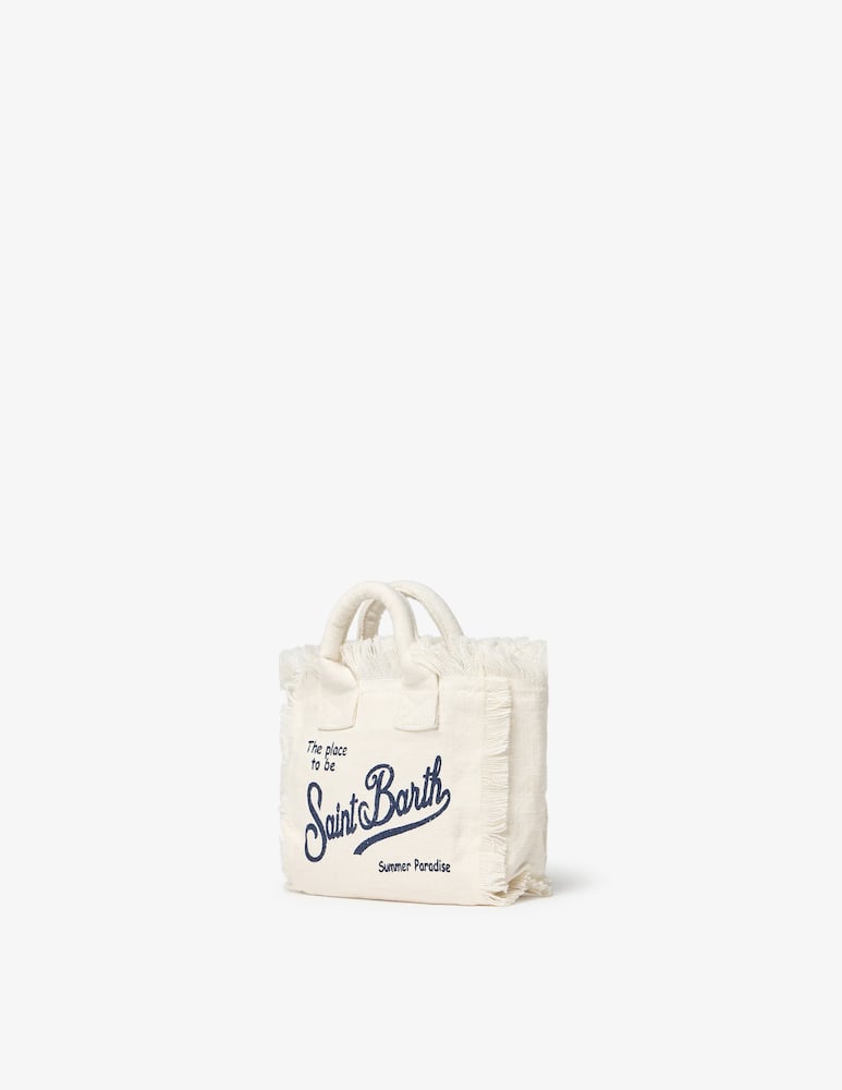 rinascente MC2 Saint Barth Borsa vanity mini in lino