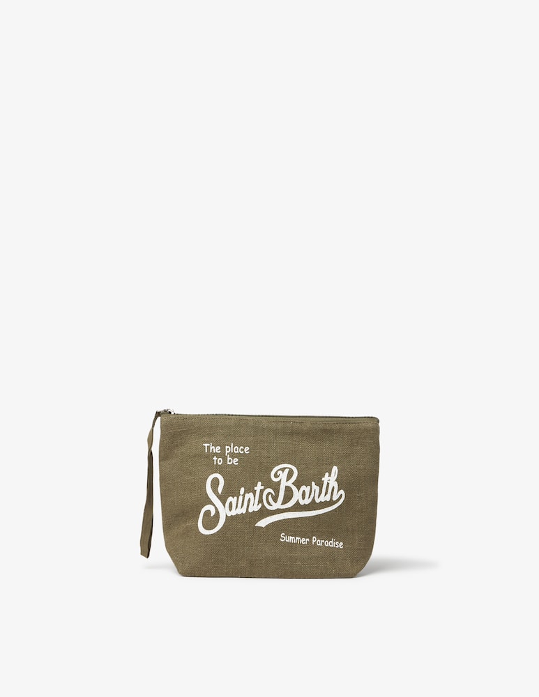 rinascente MC2 Saint Barth Pochette mare in lino Aline