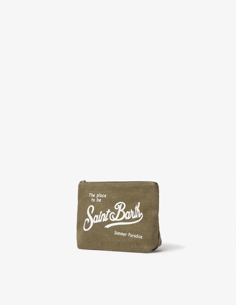 rinascente MC2 Saint Barth Pochette mare in lino Aline