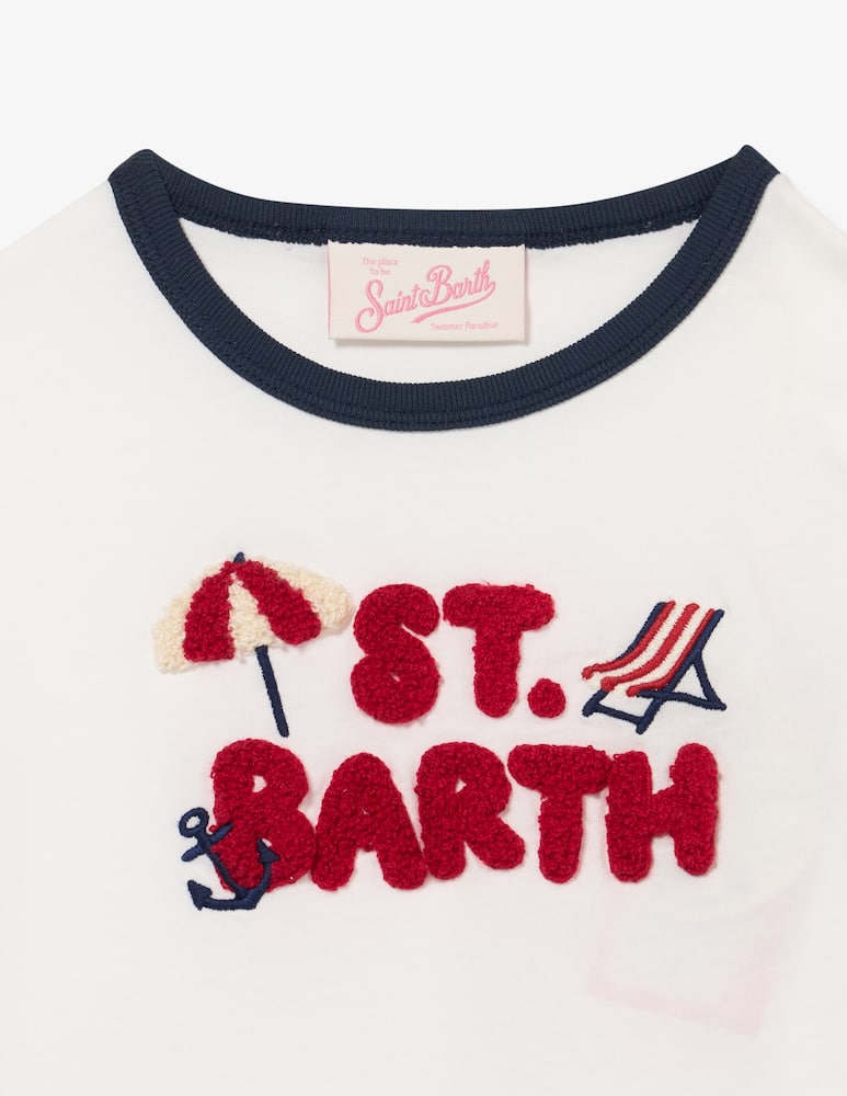 rinascente MC2 Saint Barth Abito t-shirt con frange