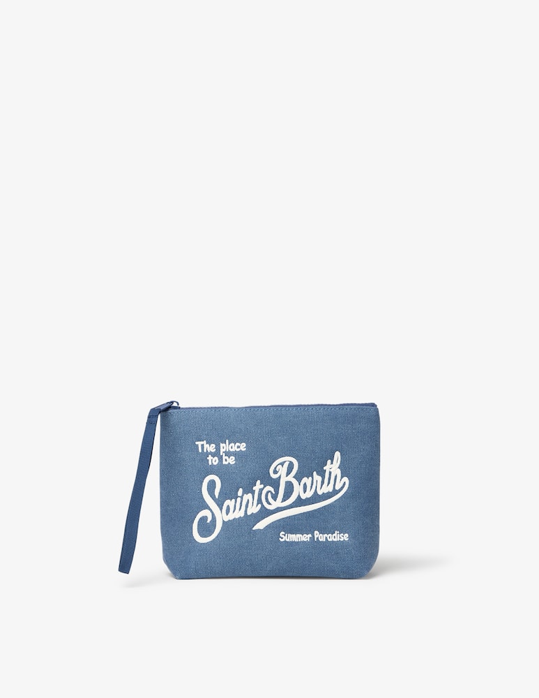 rinascente MC2 Saint Barth Canvas beach pouch