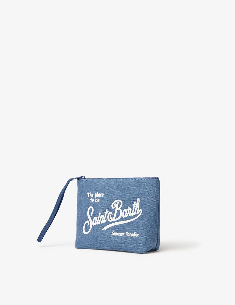 rinascente MC2 Saint Barth Canvas beach pouch